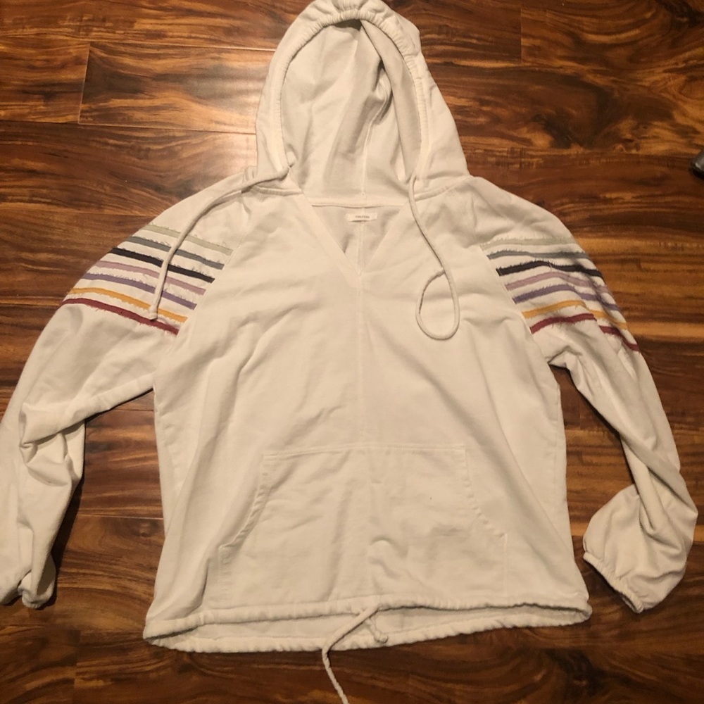 White sweatshirt
